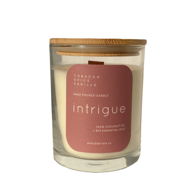 Ароматическая свеча "INTRIGUE" FEEL ME