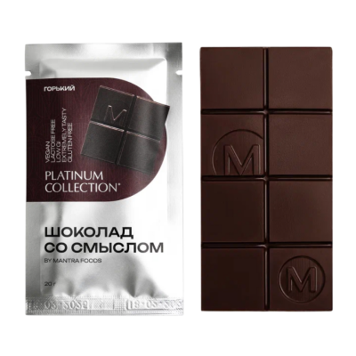 Шоколад со смыслом "Горький" Mantra Foods