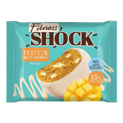 Протеиновое печенье глазированное Брауни "Манго" FitnesShock