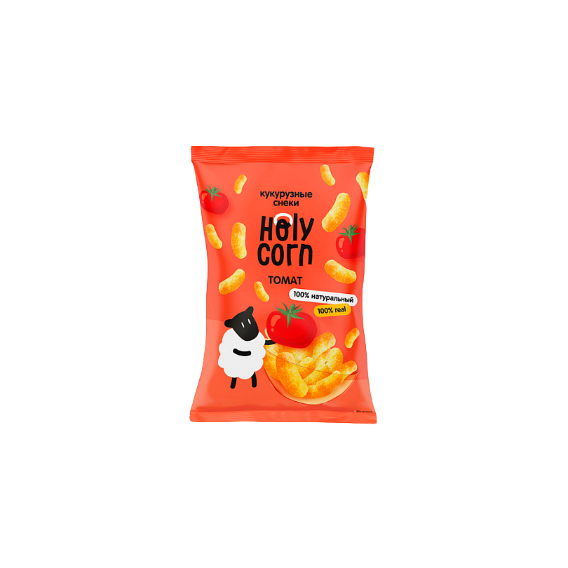 Снеки кукурузные "Томат" Holy Corn